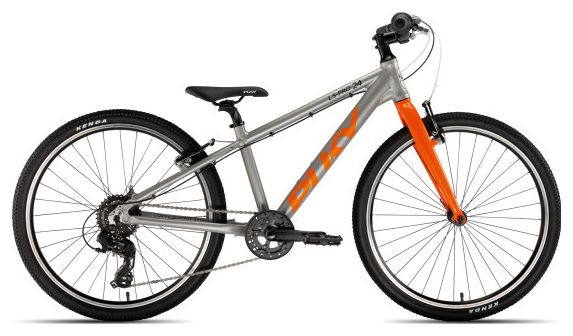 Vélo Enfant PUKY S-Pro 24-8 Alu silber/orange