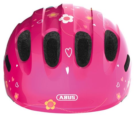 Abus Smiley 2.0 Pink Butterfly Kids Helmet 