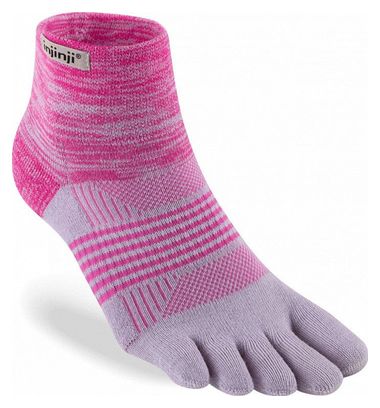 Chaussettes à orteils de running Trail Midweight Mini-Crew Coolmax femme