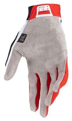 Gants Longs Leatt MTB 2.0 X-Flow Rouge/Blanc