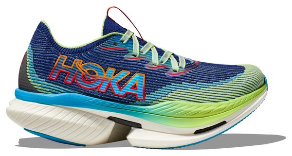 Zapatillas de Running Hoka Cielo X1 Azul Verde Rojo Unisex