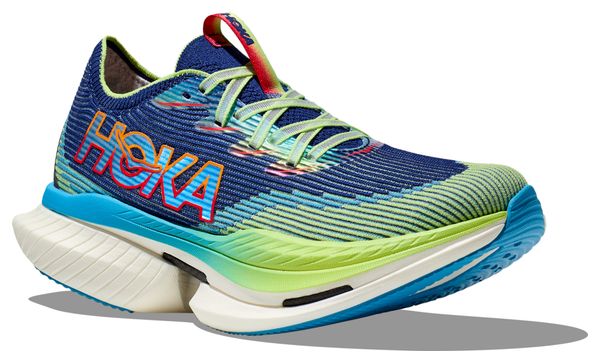 Hoka Cielo X1 Scarpe da corsa Blu Verde Rosso Unisex