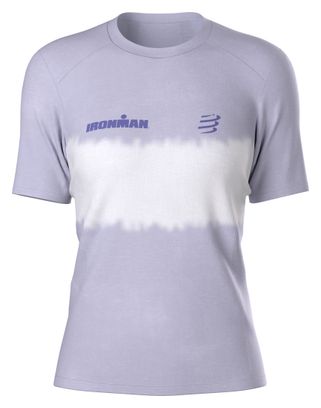 Maglietta Compressport Performance Ironman 2026 Viola/Bianco Donna
