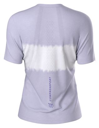 Maglietta Compressport Performance Ironman 2026 Viola/Bianco Donna