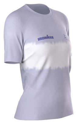 Maglietta Compressport Performance Ironman 2026 Viola/Bianco Donna