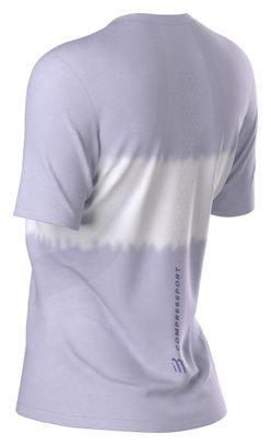 Maglietta Compressport Performance Ironman 2026 Viola/Bianco Donna