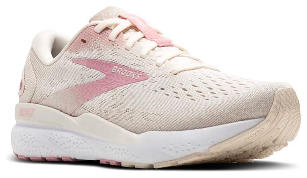 Chaussures Running Brooks Ghost 16 Blanc/Rose Femme