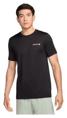 Maillot de manga corta negro Nike Hombre