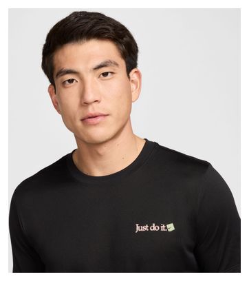 Maillot de manga corta negro Nike Hombre