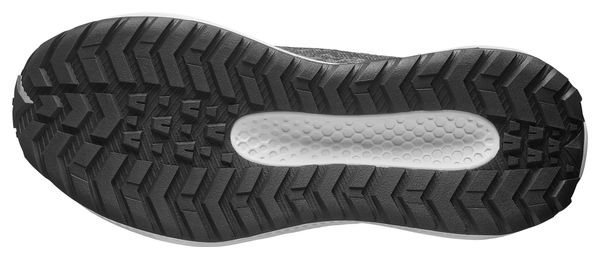 Zapatillas de running Salomon Aero GRVL impermeables, negro/blanco, para niños