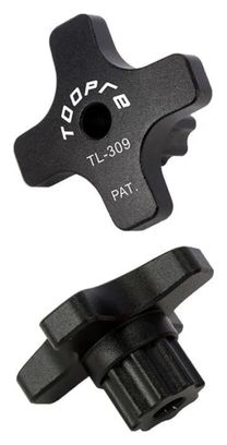 Llave Toopre Tapón de Precarga Hollowtech II Herramienta Desmontaje Instalación Biela Negro