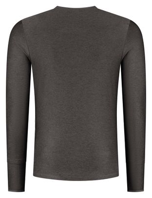 T-shirt Manches Longues Running Rogelli Essential Homme Marron