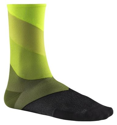 MAVIC Socks Graphic Stripes Socks Giallo sicurezza