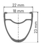 DT Swiss PR 1600 Spline 32 700 Achterwiel | 5x130mm | Schaatsen