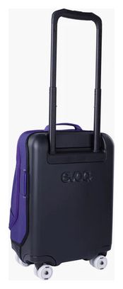 Evoc Purple and Black 4-Wheel Suitcase 