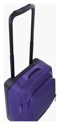 Evoc Purple and Black 4-Wheel Suitcase 