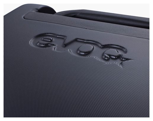 Evoc Purple and Black 4-Wheel Suitcase 