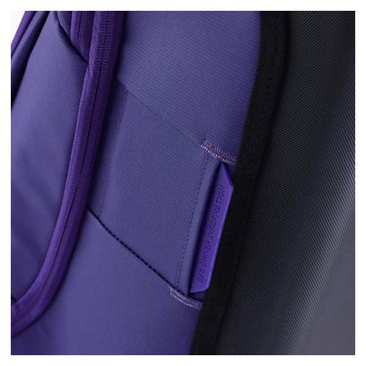 Evoc Purple and Black 4-Wheel Suitcase 