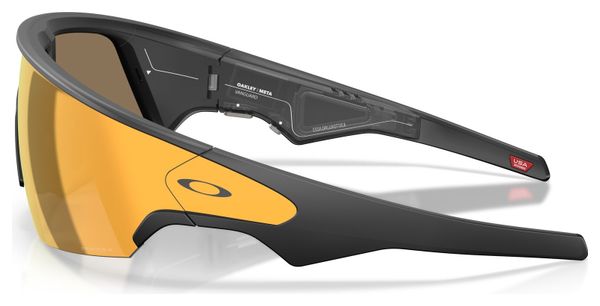 Oakley Meta Vanguard IA Bril - Zwart / Prizm 24k / Ref : OW8001-04
