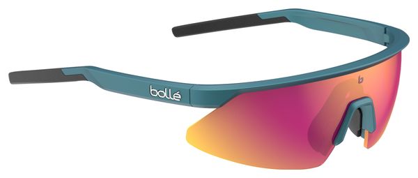 Bollé Micro Edge Blue Metallic - Volt+ Rood Gepolariseerde Bril