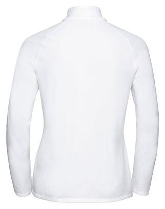 Polaire Thermique 1/2 Zip Odlo Besso Blanc Femme