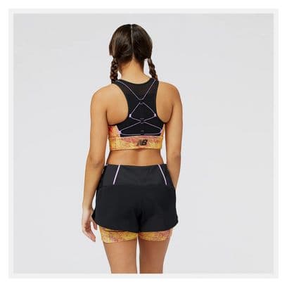 Reggiseno multicolore da donna New Balance Impact Run Trail