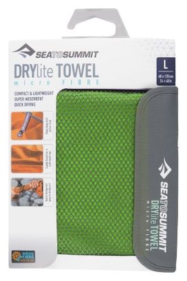 Serviette microfibre L 60x120 Drylite Towel Sea to Summit verte