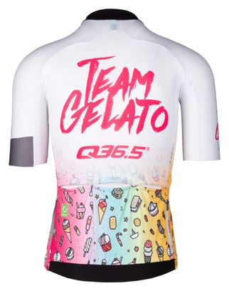 Q36.5 R2 Team Gelato Short Sleeve Jersey White/Pink