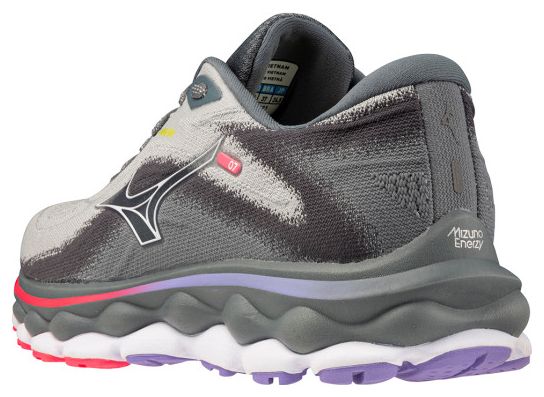 Running Shoes Mizuno Wave Sky 7 Women Pink Grey