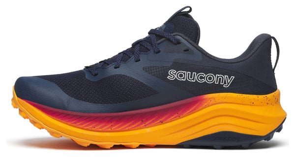 Trail Running Shoes Saucony Xodus Ultra 3 Blue Orange