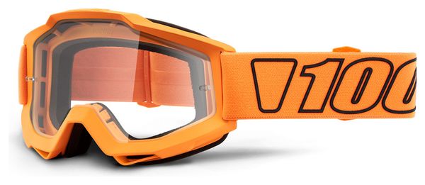 Máscara 100% Accuri Luminari Orange / Pantalla transparente