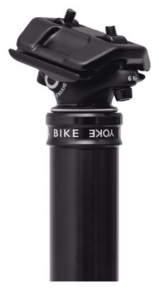BikeYoke Divine 2.0 Teleskopsattelstütze mit interner Kabelführung (ohne Fernbedienung) Schwarz