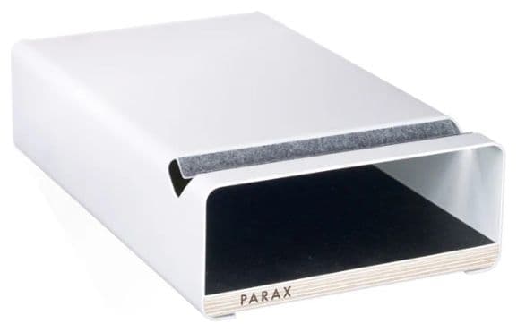 Parax S-Rack L Supporto da parete bianco/nero