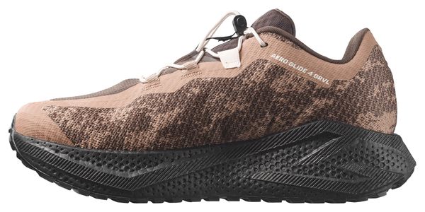 Salomon Aero Glide 4 GRVL Men's Running Shoes, Brown/Black
