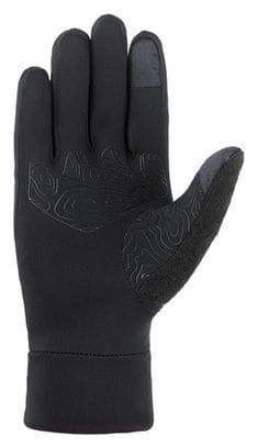 Unisex lange handschoenen Cairn Keyrun Touch Black Iridescent