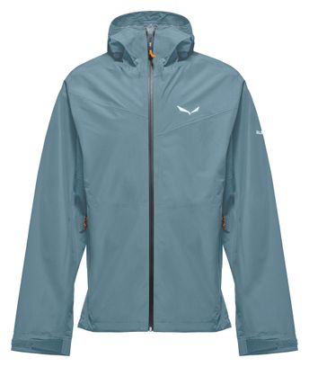Salewa Puez 2.5L Powertex Herren-Regenjacke, blau