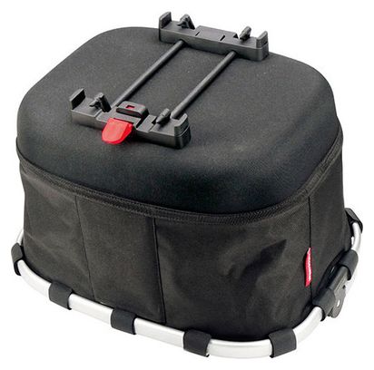 Sacoche de Porte-Bagage Klickfix Carrybag GT Racktime Fleurs Noires
