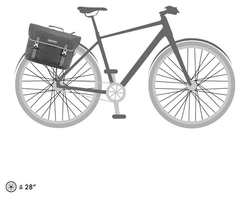 Ortlieb Rear Commuter-Bag Urban QL3.1 20 L Grey