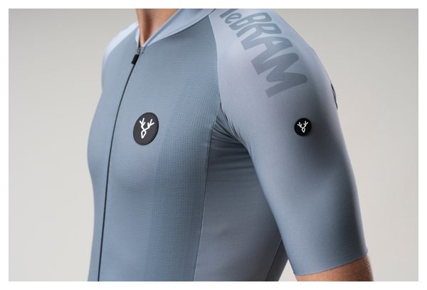 LeBram Glières Maglia a maniche lunghe Blu Grigio