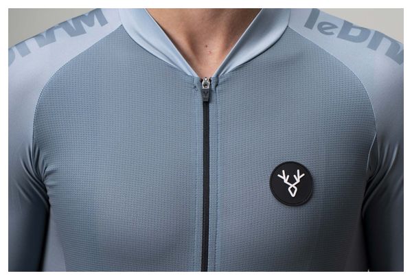 LeBram Glières Maglia a maniche lunghe Blu Grigio