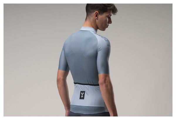 LeBram Glières Maglia a maniche lunghe Blu Grigio