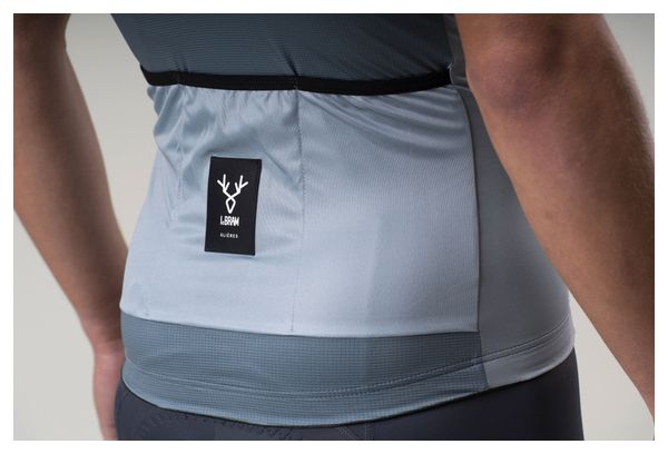LeBram Glières Maglia a maniche lunghe Blu Grigio