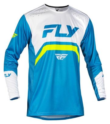 Fly Racing Rayce Blauw/Wit/Groen Kindertrui met lange mouwen