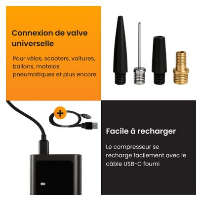 Pompe à vélo électrique