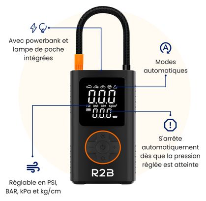 Pompe à vélo électrique