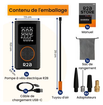 Pompe à vélo électrique