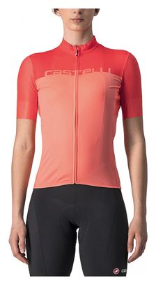 Maillot Castelli Velocissima Rojo / Rosa