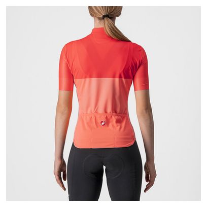 Maillot Castelli Velocissima Rojo / Rosa