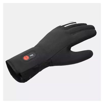 Gants chauffants vélo mixtes Noir