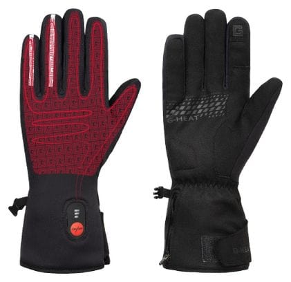 Gants chauffants vélo mixtes Noir Adulte